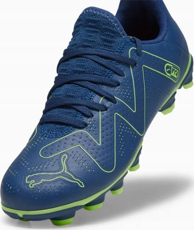 Këpucë futbolli Puma Future Play FG AG Jr, për kalamaj, blu