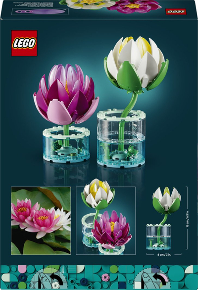 Set LEGO Botanicals Zambakët e Ujit 11511, 259 pjesë, 9+ vjeç
