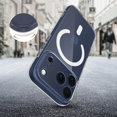 Maskë telefoni Tech-Protect FlexAir MagSafe, për iPhone 17 Pro, transparente