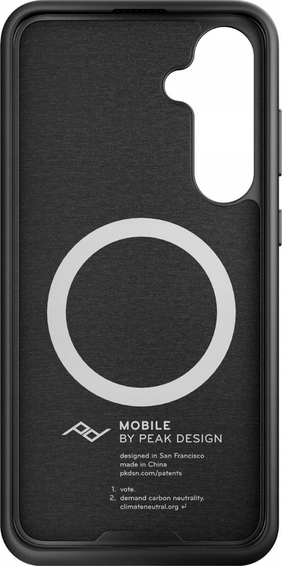 Заштитна маска за телефон Peak Design Everyday Case за Samsung Galaxy S24 Plus, SlimLink MagSafe, 2.4mm, јаглениво сива