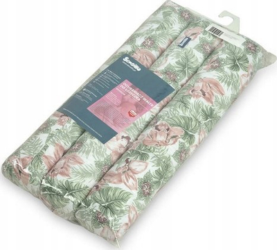 Jastëk mbrojtës krevati Sensillo Bed Protection, 180 cm, pambuk, me motive bimore