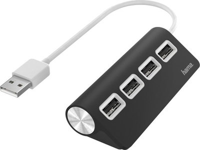 Hub USB me 4 porte Hama, USB-A 2.0 (002001190000)