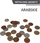 Set monedhash metalike Moedas Arabes, 24 copë, lojë tavoline, shumëngjyrëshe