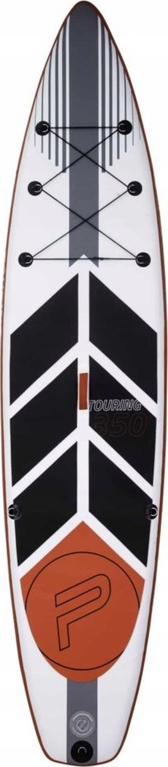 Dërrasë SUP Pure4Fun Touring 350, frymëse, 350 cm, e bardhë me të zezë