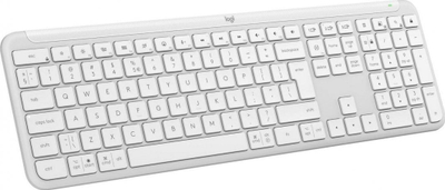 Tastierë Logitech K950, wireless, US INTL, e bardhë