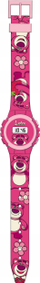 Дигитален часовник за деца KIDS LICENSING Lotso, дигитален екран, силиконски ремен, розов