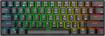 Механичка тастатура RK Royal Kludge RK61, 61 тастери, три безжични режими, RGB