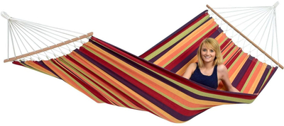 Висечка мрежа Amazonas Brasilia Tropical, 210x140cm, до 150kg, повеќебојна