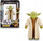 Фигура играчка Star Wars Stretch Јода, 19cm, за деца 5+, зелено крем
