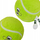 Top lojrash XQMax Emoji Tennis Ball, 23cm, prej gome, shumëngjyrësh