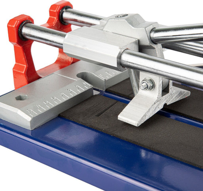Makine për prer plakash Specialist+, 600 mm, 2 shina inoksi, blu