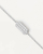 Byzylyk për femra PDPAOLA Icy Essentials PU02-415-U, 18 cm, i argjendtë