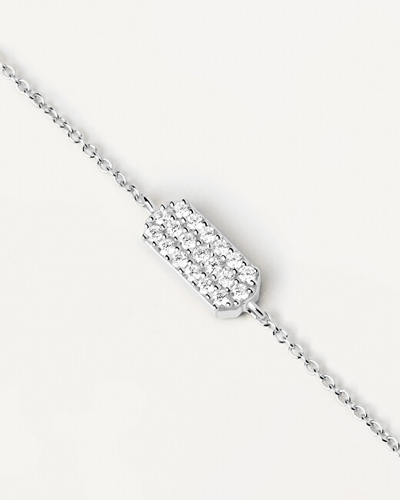 Byzylyk për femra PDPAOLA Icy Essentials PU02-415-U, 18 cm, i argjendtë