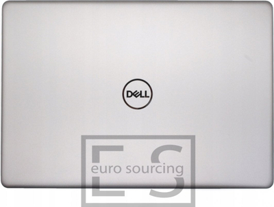 Kapak laptopi LCD Dell, i argjendtë