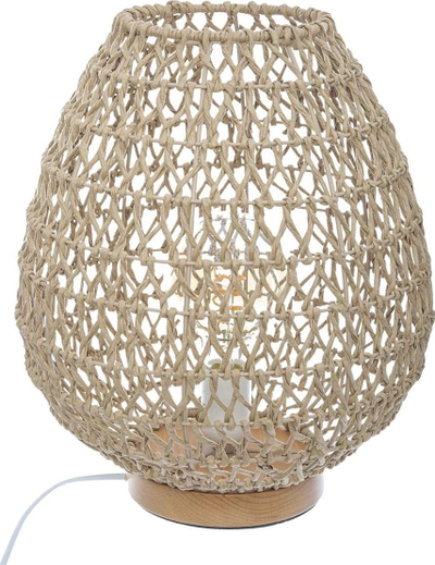Lampë tavoline Atmosphera Woven Sand, 40W, Ø 35.5 cm, ngjyrë rëre