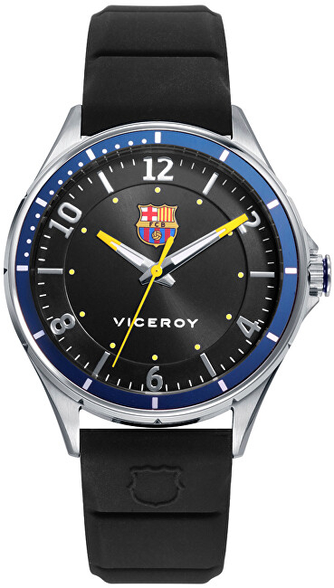 Orë dore për meshkuj Viceroy 471285-55 FC Barcelona, e zezë