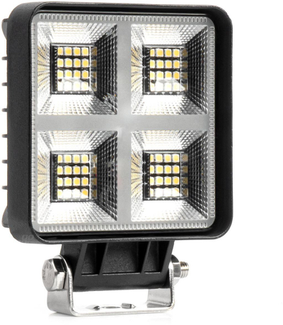 Reflektor pune LED AMiO 04200, IP67, dritë e bardhë e ftohtë, i zi