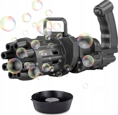 Lloder armë me flluska Ciuciubabka PROMO Bubble Terminator 7574, automatike, 8 vrima, e zezë