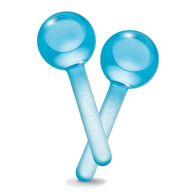 Toptha ftohës për fytyrë PlumBeauty Glass Cooling Facial Globes