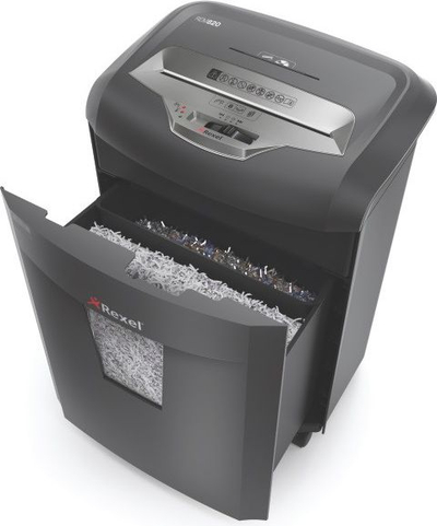 Sharrë dokumentesh Rexel REM820, micro cut P-5, 21L, e zezë