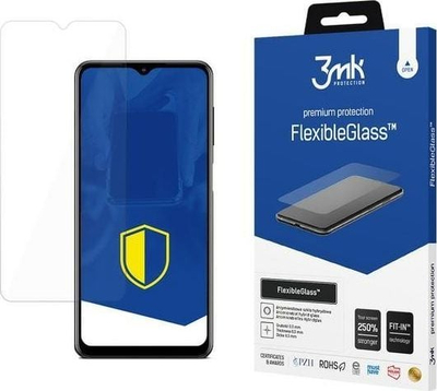 Mbrojtës ekrani 3MK FlexibleGlass për Samsung Galaxy M12, xham hibrid, transparent