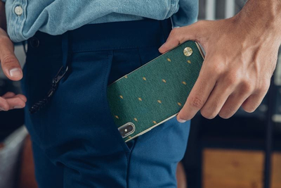 Mbështjellëse Moshi Vesta për iPhone Xs Max, e gjelbër