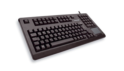 Тастатура Cherry G80 11900LUMEU 2, компактна со тачпад, USB, црна