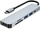 USB-C адаптер Dell 7 во 1 повеќепортен, HDMI, USB 3.0, сребрен