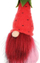 Figurine dekorative Saska Santa Gnome Strawberry, 20cm, dekor Pashke, e gjelbër e kuqe