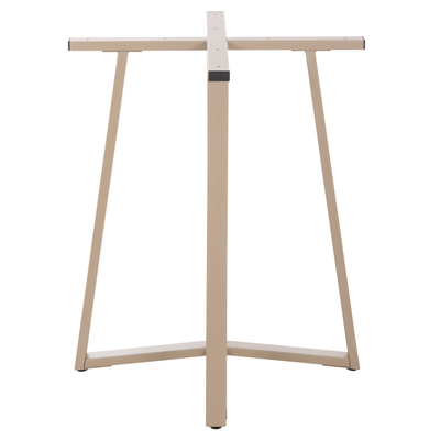 Bazë tavoline metalike HomeMarkt HM470.25, 60x60x72cm, këmbë të rregullueshme, cappuccino