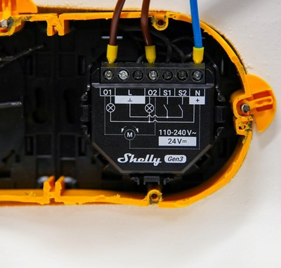 Rele e zgjuar Shelly 2PM Gen3, 2 kanale, matje energjie, WiFi
