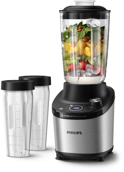 Blender me gotë Philips HR3760/10, 1500W, inox i zi