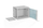 Kabinet rack Alantec 19" Shelf 9U, 600x450mm, gri