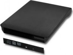 Kuti e jashtme për DVD Qoltec 51867, SATA 12.7mm, USB 3.0, e zezë