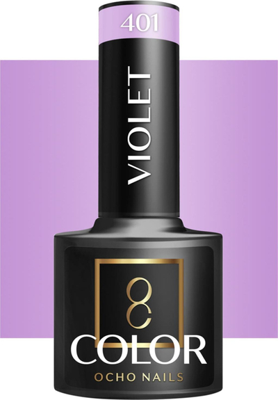 Llak hibrid për thonj Activeshop OCHO NAILS 401, 5 g, vjollcë