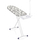 Dërrasë hekurosjeje Leifheit Express L Maxx 72592, 130x45cm, lartësi e rregullueshme, e kuqe