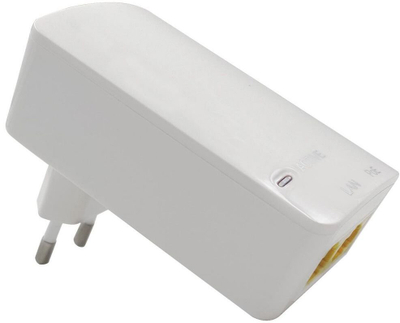Injektor PoE Microconnect 48V 15.4W, EU Plug, i bardhë