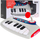 Pianino lodër Ramiz Interactive Keyboard, me mikrofon, me drita, shumëngjyrëshe