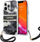 Mbulesë telefoni Guess GUHCP13LKCABBK, për iPhone 13 Pro 13 6.1", hardcase, me rrip, e zezë