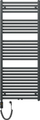 Radiator banjoje Hydroland KUMIKO, 1150x540mm, 517W, antracit