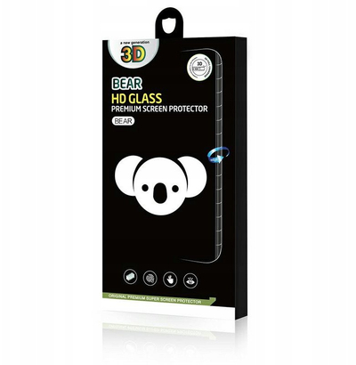 Mbrojtëse ekrani Toti Bear HD Glass Premium për Apple iPhone 15 Plus, xham i temperum, transparente