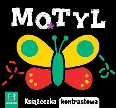 Libër për foshnja Butterfly Contrast Book, zhvillim shikimi, ilustrime me kontrast