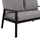 Sofa alumini me jastëkë gri (HM5561.02), gri