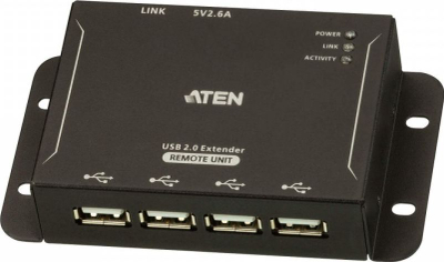 Zgjatues USB Aten 4 Port, USB 2.0, CAT 5 deri 50m, i zi