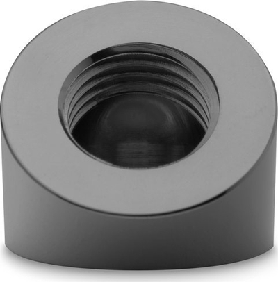 Adapter ftohjeje uji EK Water Blocks EK-Quantum Torque, 45°, G1/4" femër në G1/4" femër, Black Nickel