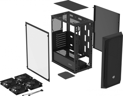 Куќиште за компјутер Fury Shobo SH4F, Midi Tower