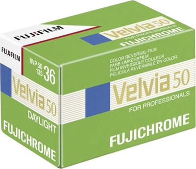 Film diapozitiv Fujifilm Fujichrome Velvia 50, 35mm, 36 poza, ISO 50