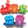 Lodër tren Learning Resources LER7742 Count &amp; Color, 21 pjesë, edukative, shumëngjyrëshe