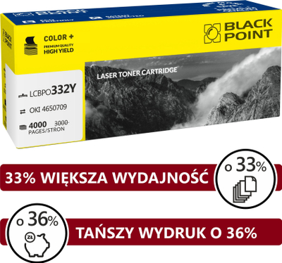 Ngjyrë Black Point LCBPOC332Y, e verdhë