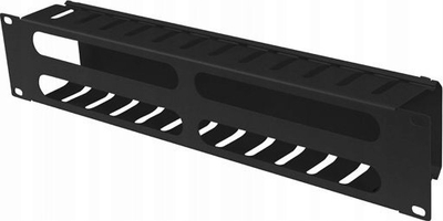 Organizues kabllosh rack Lanberg AK-1705-B, 19", 1U, i zi